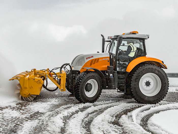 Reifen beim Winterdienst