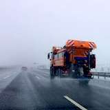 So sah es westlich des Harzes auf der A7 aus.
