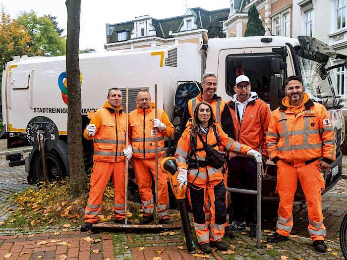 Team der Stadtreinigung Hamburg