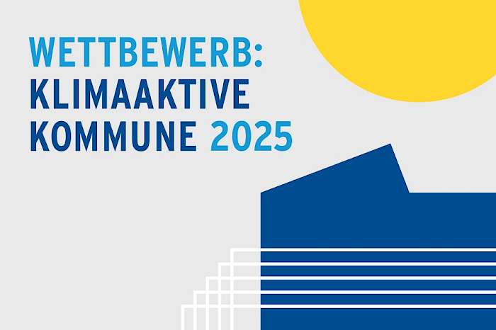 Logo des wettbewerbs Klimaaktive Kommune 2025