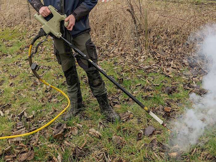 Pflanzenschutz mit der Elektro-Lanze