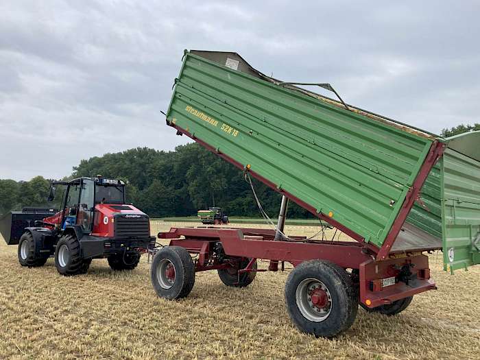 Teleskopradlader als Traktor