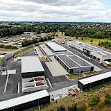 Luftbild des neuen Bauhofgeländes