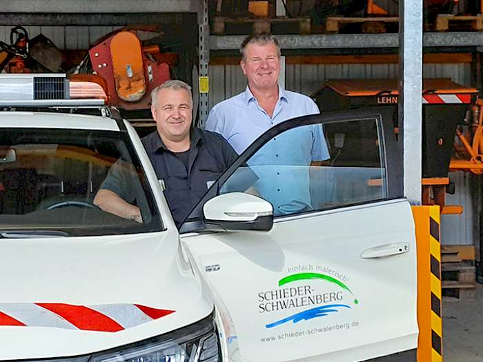 Mario Bezjak (l.) und Reinhard Büker (r.)